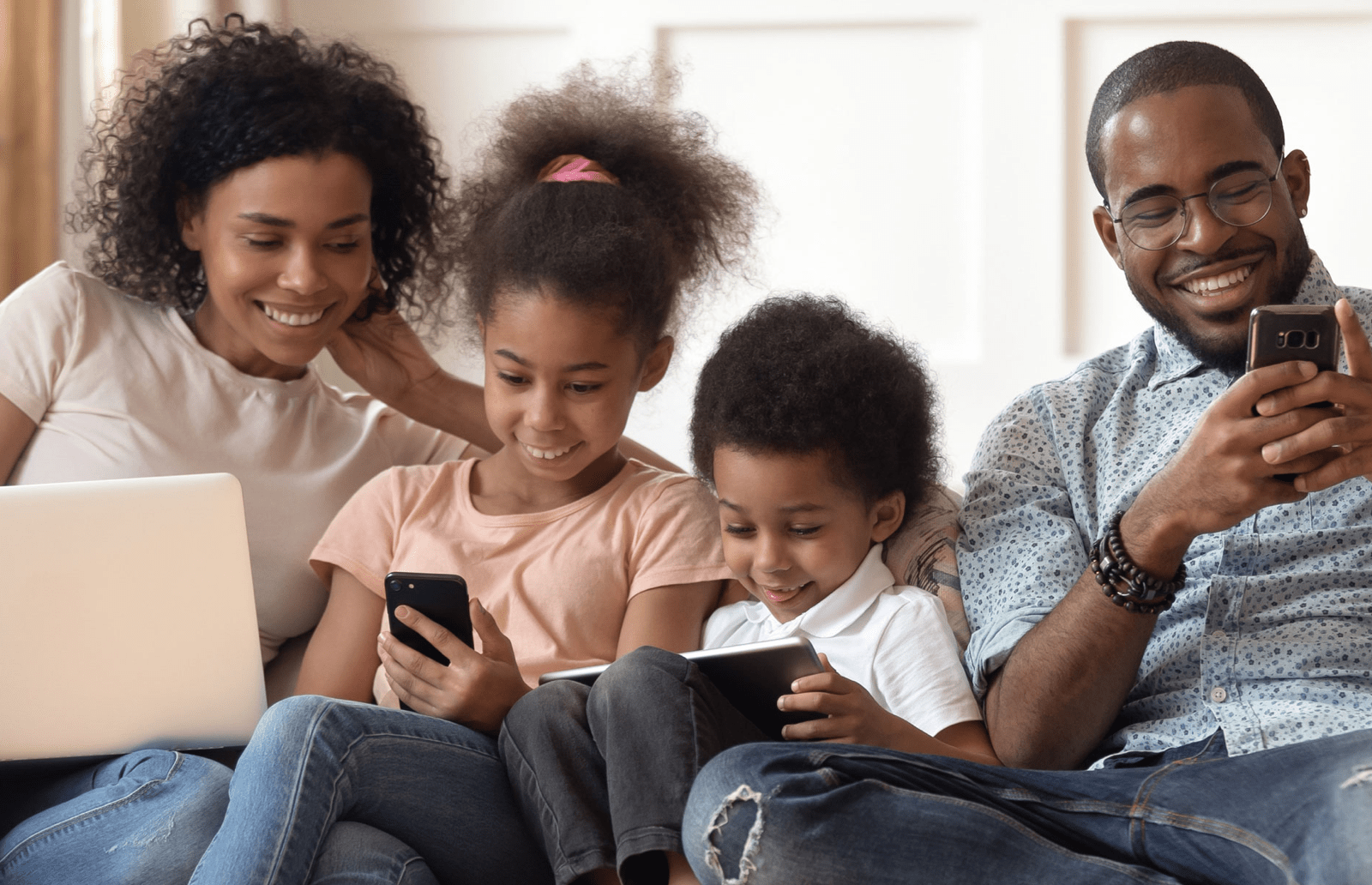 Family on devices