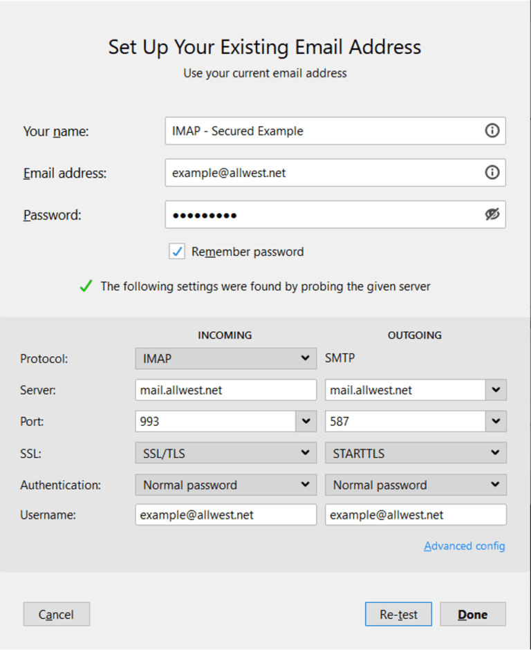 How to connect your All West email to another Mail client All West Communications