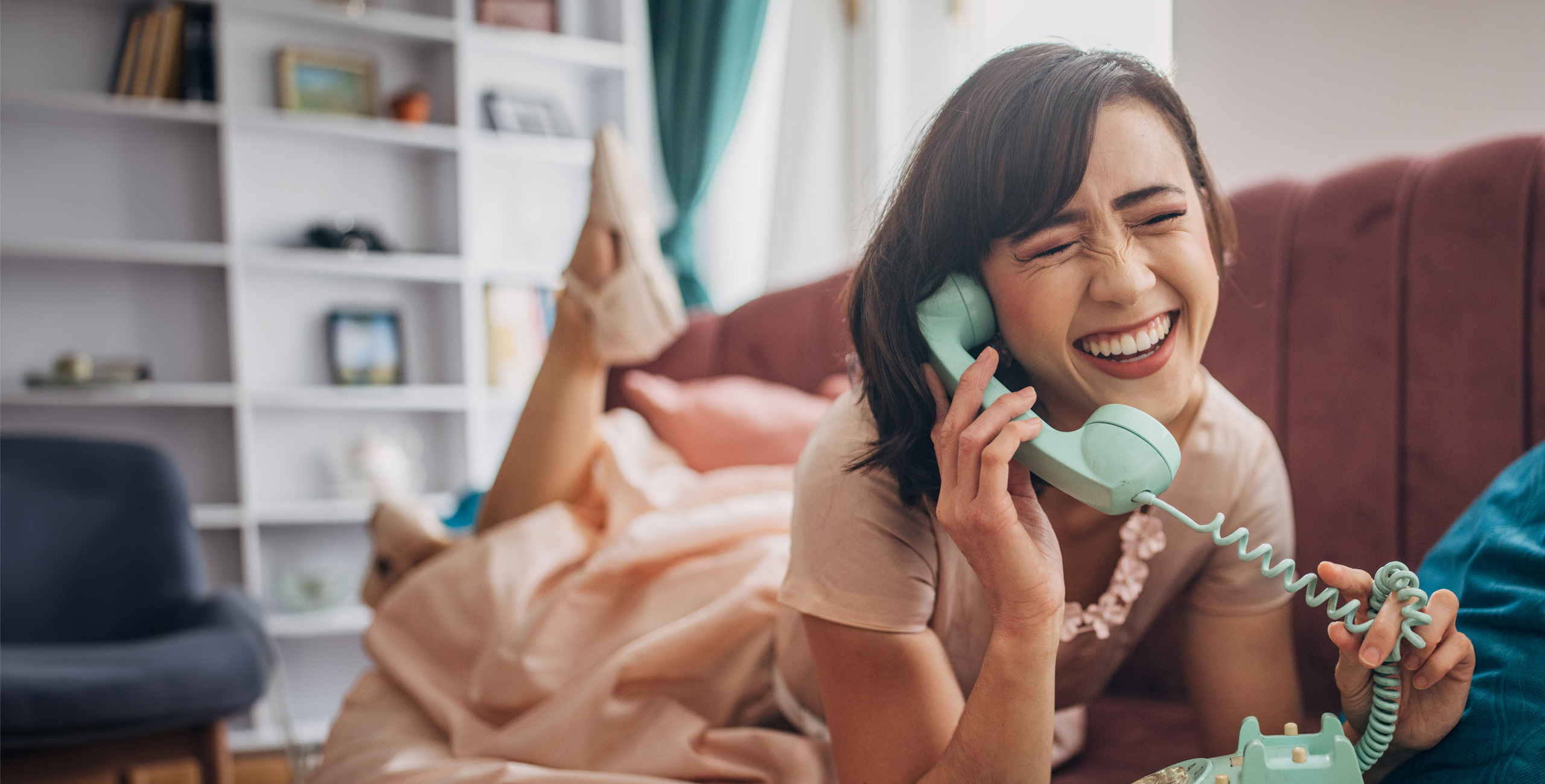 woman talking on the phone