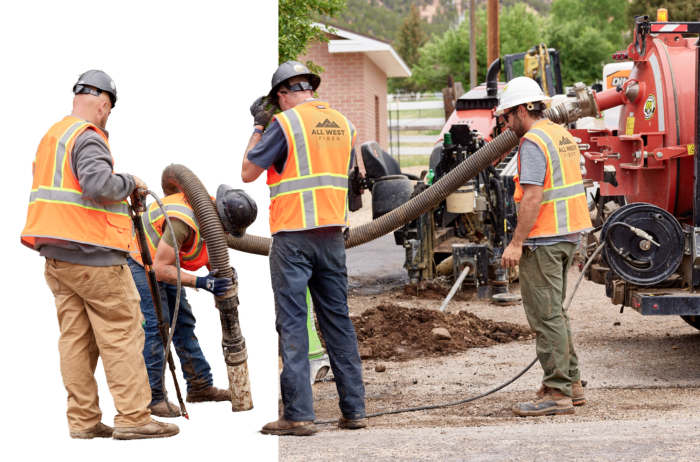 All West Fiber Internet Install Crew